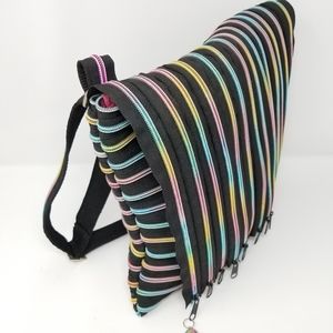 Girl Scout multicolor rainbow messenger bag